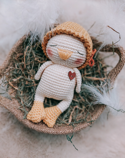 Vogel-Küken "Fly", deutsche Häkelanleitung als PDF Datei