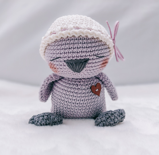 Vogel-Küken "Fly", deutsche Häkelanleitung als PDF Datei