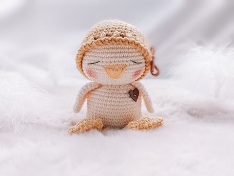 Vogel-Küken "Fly", deutsche Häkelanleitung als PDF Datei