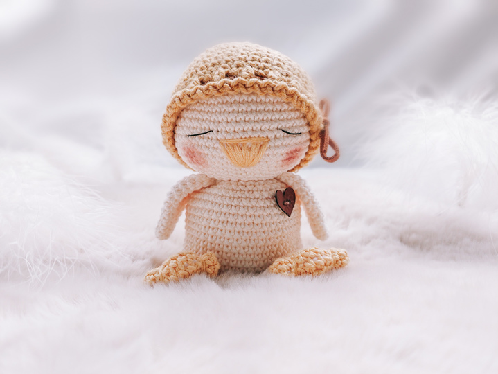 Vogel-Küken "Fly", deutsche Häkelanleitung als PDF Datei