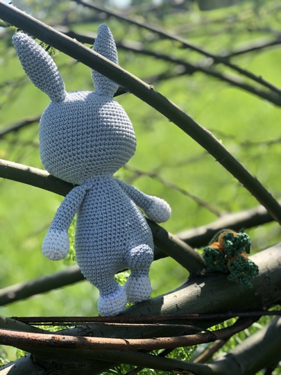 Häkelanleitung Hase Lucky mit Kapuzenjacke und Freundin Zippa , Amigurumi