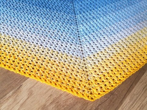 Tuch "Ruhrpott Sundown" | Häkelanleitung | flaches Dreieckstuch