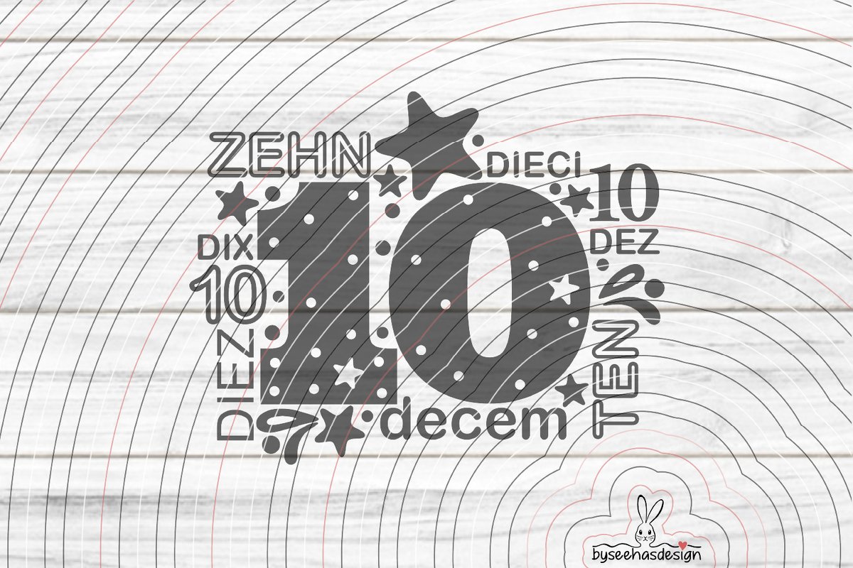 Zehn Plotterdatei SVG DXF - Bild 2