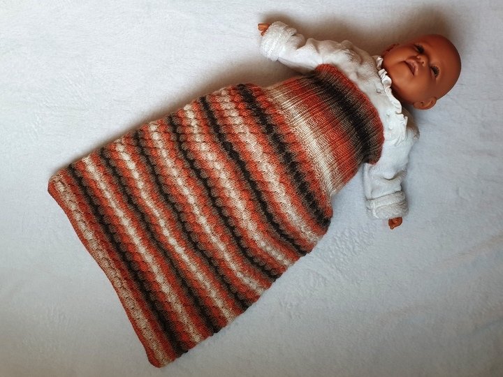 Strickanleitung Schlafsack, Pucksack, Schlupfsack in 2 Größen  #300