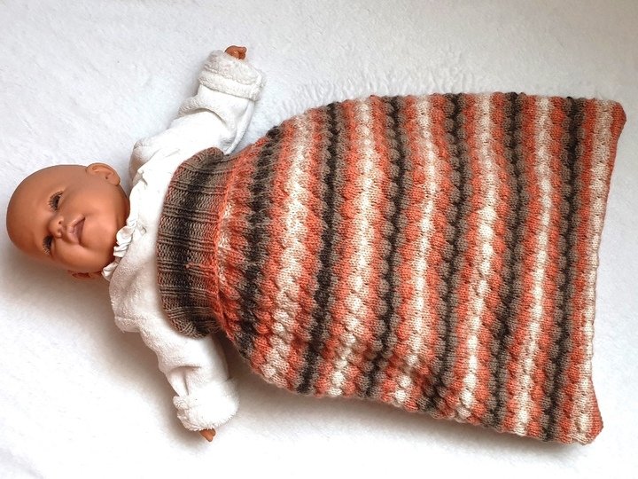 Strickanleitung Schlafsack, Pucksack, Schlupfsack in 2 Größen  #300