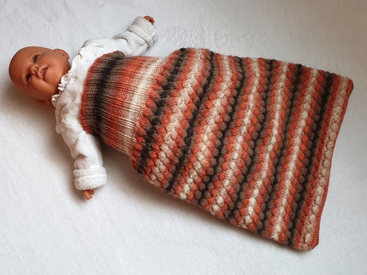 Strickanleitung Schlafsack, Pucksack, Schlupfsack in 2 Größen  #300