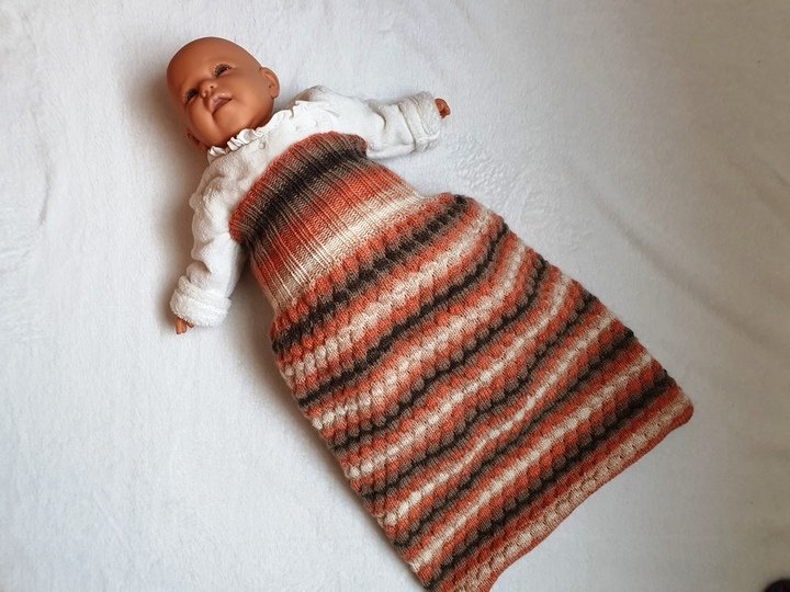 Strickanleitung Schlafsack, Pucksack, Schlupfsack in 2 Größen  #300