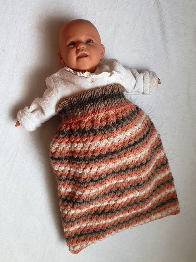 Strickanleitung Schlafsack, Pucksack, Schlupfsack in 2 Größen  #300