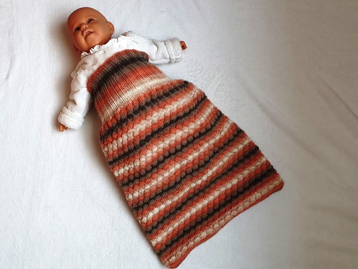 Strickanleitung Schlafsack, Pucksack, Schlupfsack in 2 Größen  #300