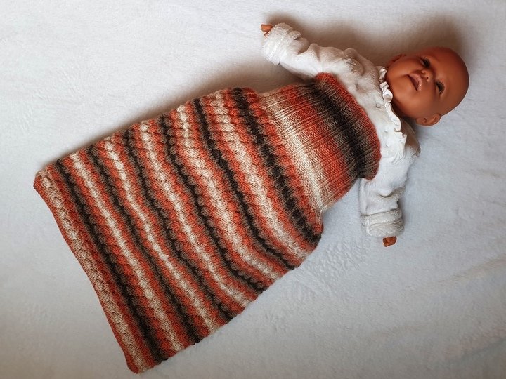 Strickanleitung Schlafsack, Pucksack, Schlupfsack in 2 Größen  #300