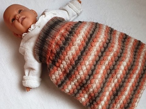Strickanleitung Schlafsack, Pucksack, Schlupfsack in 2 Größen