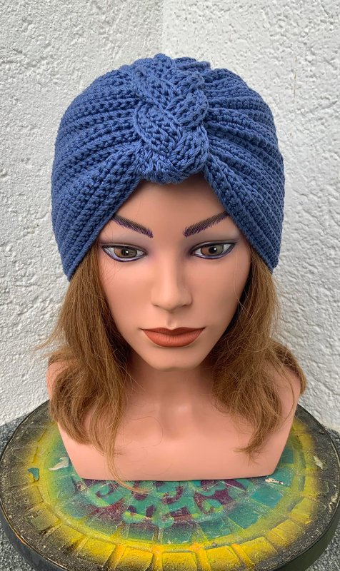 Hübscher Turban mit Zopf - Bild 9