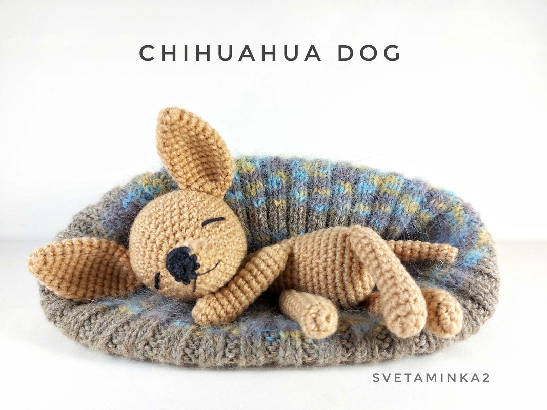 Crochet Chihuahua Pattern Amigurumi Dog / Puppy