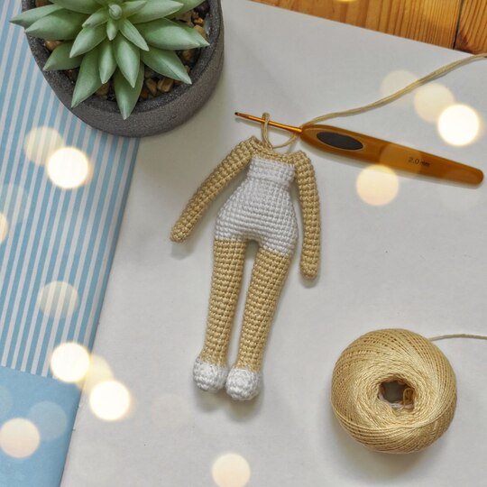 Engelspuppenmuster häkeln, Anleitung für Amigurumi-Puppen