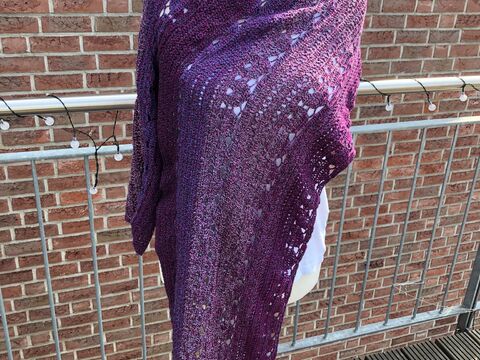 Häkelanleitung Stola Fründskuppen Freundschaften