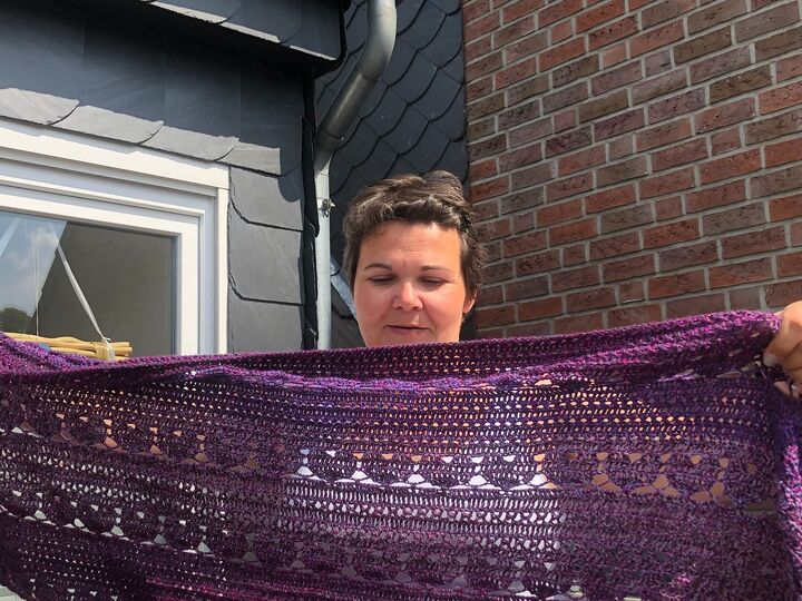 Häkelanleitung Stola Fründskuppen Freundschaften außergewöhnliche Musterano