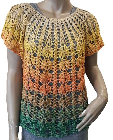 3 Häkelanleitungen Tuch + Shirt + Jacke