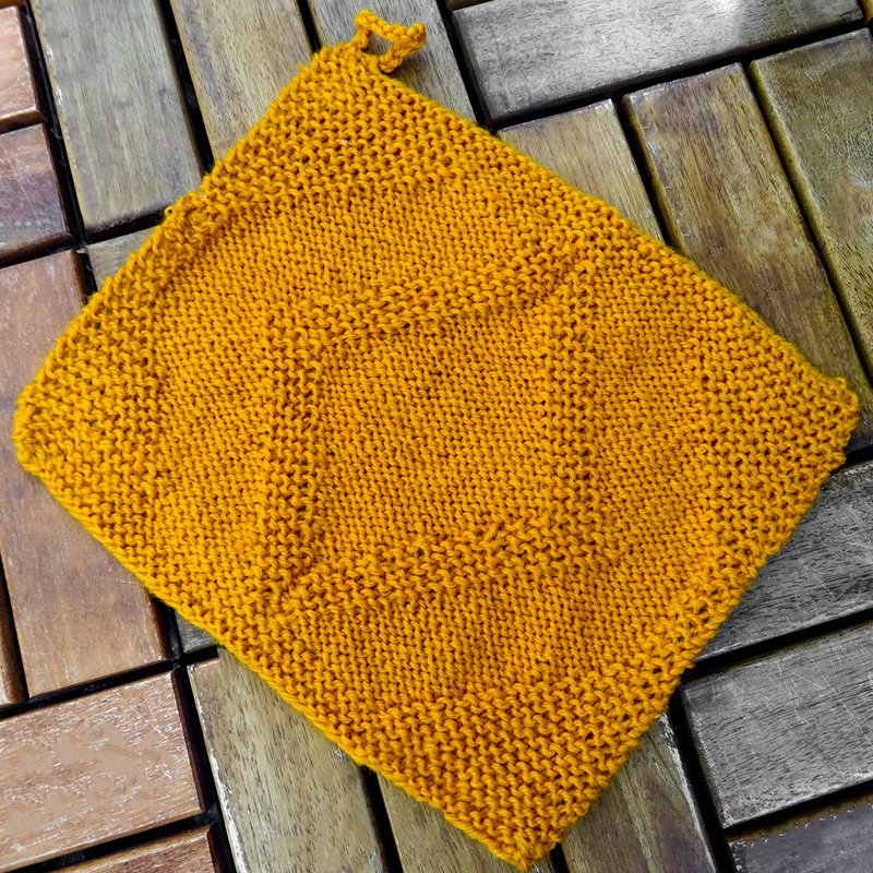 Spültuch stricken Marie / Waschlappen stricken