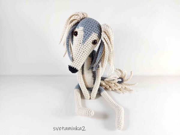 Saluki Crochet Pattern / Persian Greyhound / Gazelle Hound / Arabian Hound