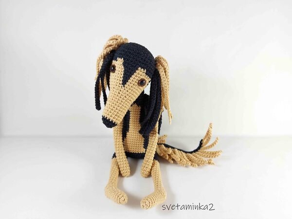 Saluki Crochet Pattern / Persian Greyhound / Gazelle Hound / Arabian Hound