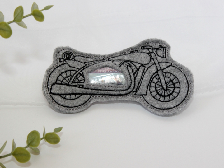 Stickdatei Motorrad ITH Füllobjekt Wunscherfüller