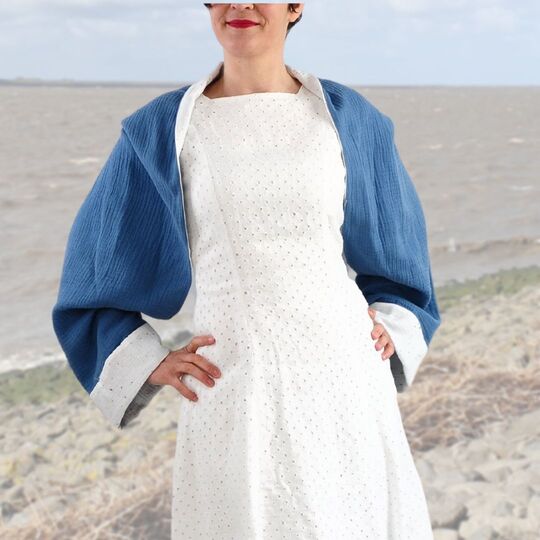 Kapuzenschal Winja - Stola - Bolero Einheitsgröße von Gr. 34-46