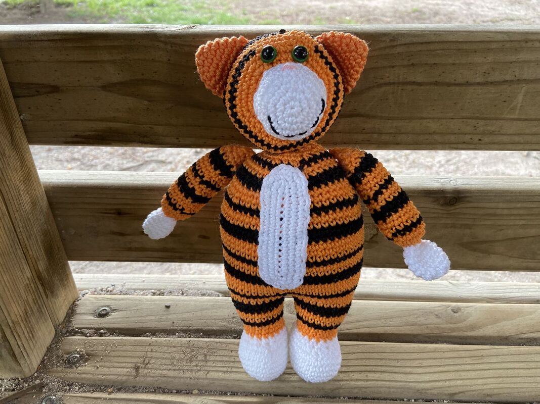 Häkelanleitung - Tim Tiger - Bild 3