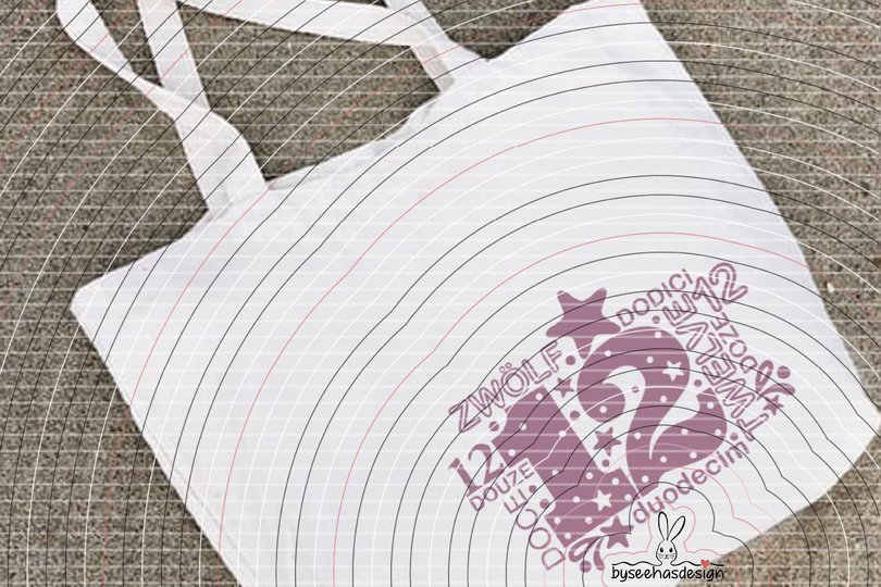 Zwölf Plotterdatei SVG DXF