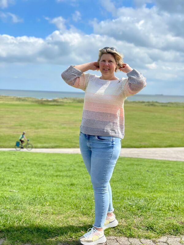 Häkelanleitung Rundhals-Pullover Lovly - Bild 2