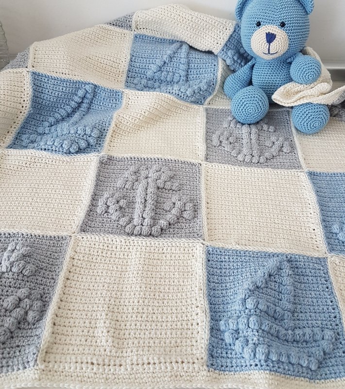 Babydecke Ankerplatz - Bild 2