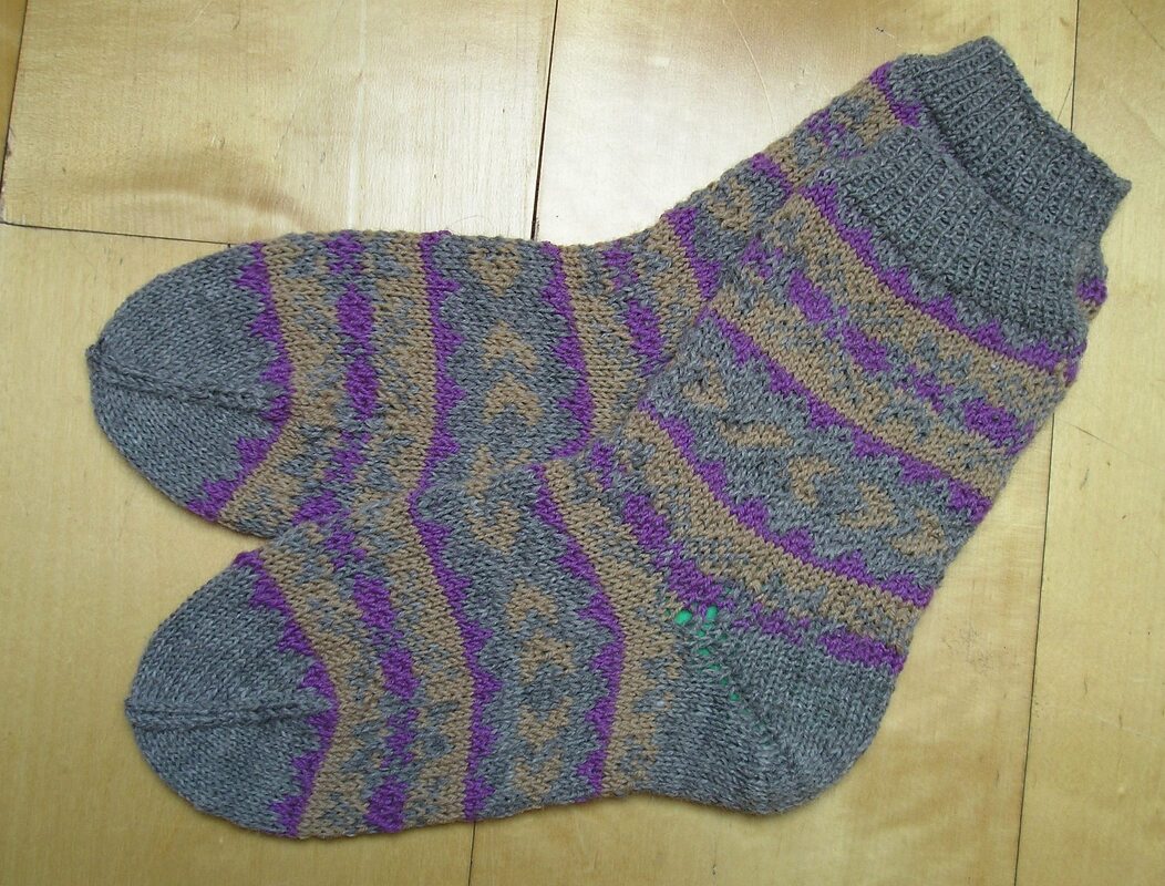 Strickanleitung Socken "Alaska" Größe 38/39 und 40/41 - Bild 3
