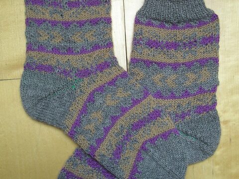 Strickanleitung Socken "Alaska" Größe 38/39 und 40/41