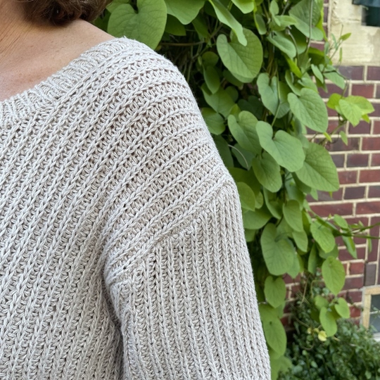 Strickanleitung Kurzarmpullover Merle Gr. 36 - 46 Damen