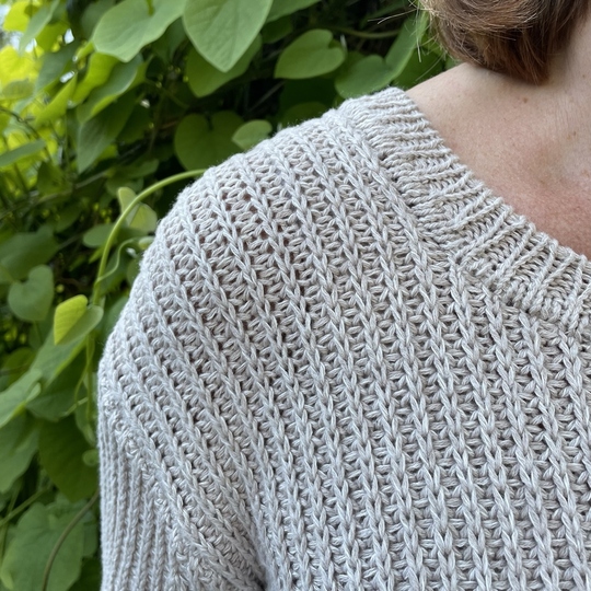 Strickanleitung Kurzarmpullover Merle Gr. 36 - 46 Damen