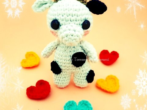 Crochet pattern Francis Cow