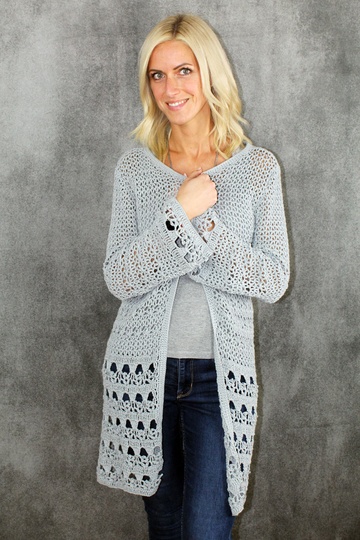 Häkelanleitung für Sommerweste | XS/S/M/L/XL | Häkelweste Casual Flowers #1