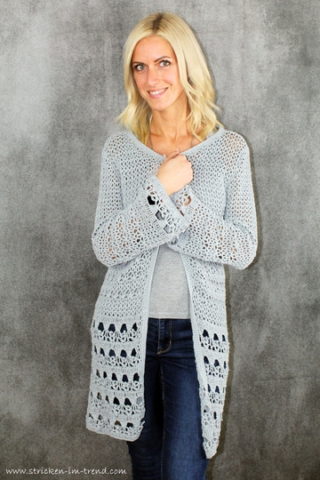 Summer Crochet Vest Pattern | S/M/L/XL/XXL | Cardigan CasualFlowers #1