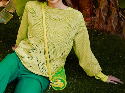 Strickanleitung: Pulli im Ajourmuster von der Mitte aus gestrickt!