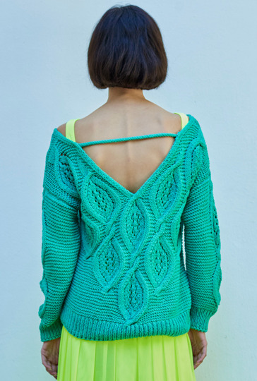 Strickanleitung: Pulli mit ausdrucksvoller Rautenpasse