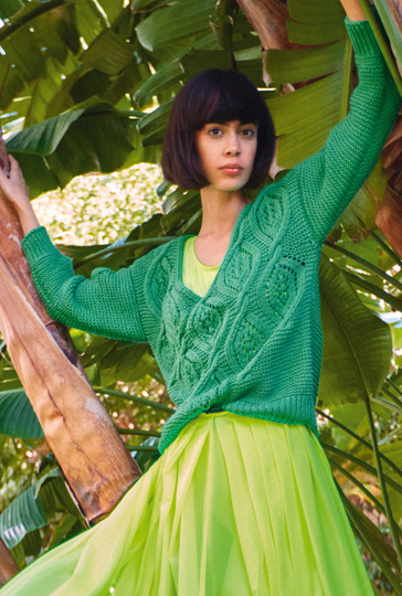 Strickanleitung: Pulli mit ausdrucksvoller Rautenpasse