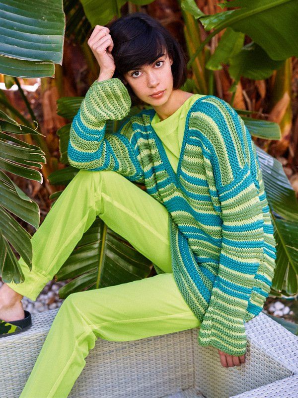 Strickanleitung: Ringelpulli mit erfrischendem Farbspiel