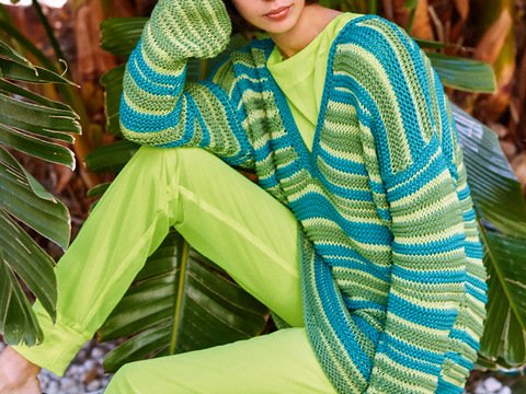 Strickanleitung: Ringelpulli mit erfrischendem Farbspiel