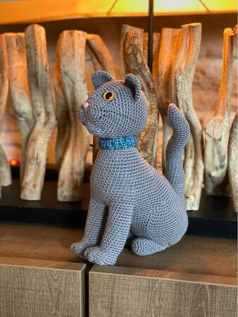 Crochet pattern Cat Muffin PDF