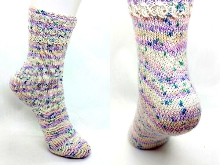 Neue Ferse! Fixe-Quicky-Ferse Fusion, Socken stricken, Toe Up, Gr. 34-45