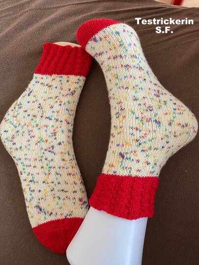 Neue Ferse! Fixe-Quicky-Ferse Fusion, Socken stricken, Toe Up, Gr. 34-45