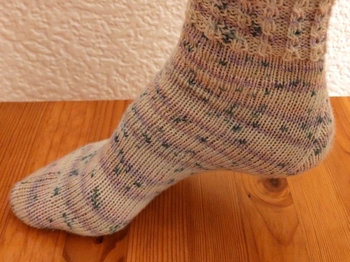 Neue Ferse! Fixe-Quicky-Ferse Fusion, Socken stricken, Toe Up, Gr. 34-45