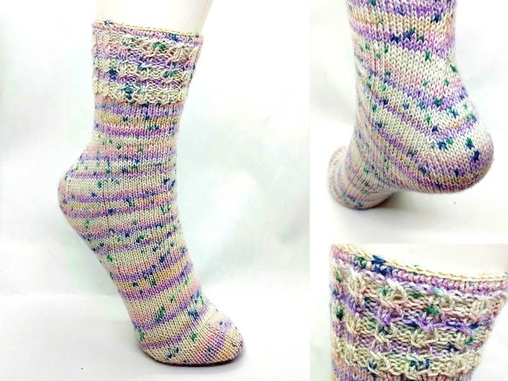 Neue Ferse! Fixe-Quicky-Ferse Fusion, Socken stricken, Toe Up, Gr. 34-45