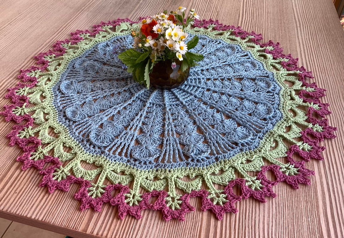 Runde Tischdecke  "BlumenPower!" - Bild 10