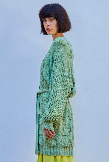 Strickanleitung: Jacke im Mustermix zum Wohlfühlen