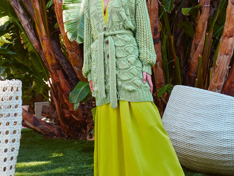 Strickanleitung: Jacke im Mustermix zum Wohlfühlen